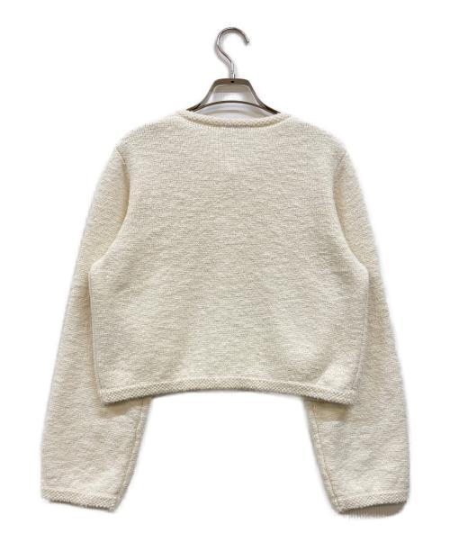 SHIPS（シップス）SHIPS (シップス) ミックス ツイード ショート ジャケット オフホワイト サイズ:-の古着・服飾アイテム