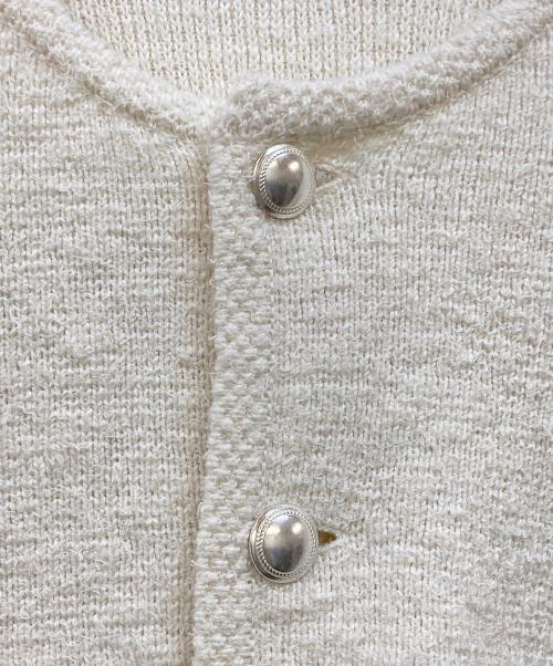 SHIPS（シップス）SHIPS (シップス) ミックス ツイード ショート ジャケット オフホワイト サイズ:-の古着・服飾アイテム