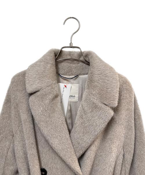 'S Max Mara（エスマックスマーラ）'S Max Mara (エスマックスマーラ) アルパカ/ヴァージンウール シャギーコート ベージュ サイズ:38 未使用品の古着・服飾アイテム