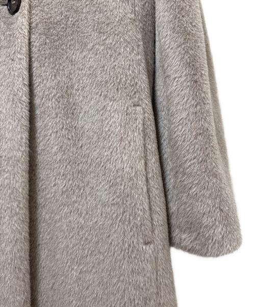 'S Max Mara（エスマックスマーラ）'S Max Mara (エスマックスマーラ) アルパカ/ヴァージンウール シャギーコート ベージュ サイズ:38 未使用品の古着・服飾アイテム