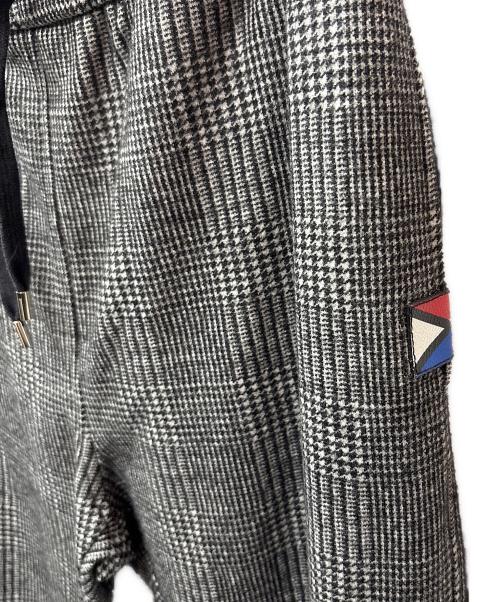 LOUIS VUITTON（ルイ ヴィトン）LOUIS VUITTON (ルイ ヴィトン) ウールスウェットパンツ グレンチェック サイズ:Mの古着・服飾アイテム