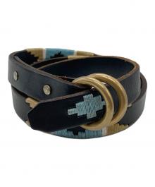 maison gauchos（メゾンガウチョ）の古着「レザーベルト」｜ブラック