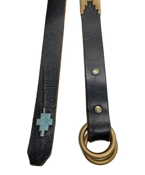 maison gauchos（メゾンガウチョ）maison gauchos (メゾンガウチョ) レザーベルト ブラックの古着・服飾アイテム