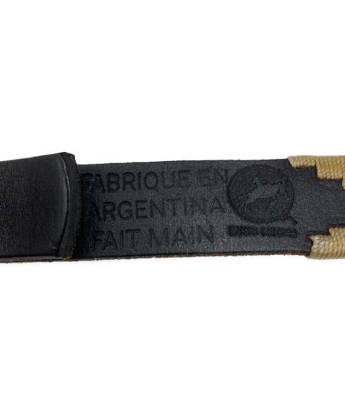maison gauchos（メゾンガウチョ）maison gauchos (メゾンガウチョ) レザーベルト ブラックの古着・服飾アイテム