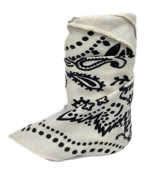 manipuri（マニプリ）manipuri (マニプリ) カレイドバンダナ ホワイトの古着・服飾アイテム