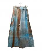 YUI MATSUDAユイマツダ）の古着「グラデーションワイドパンツ」｜ブルー