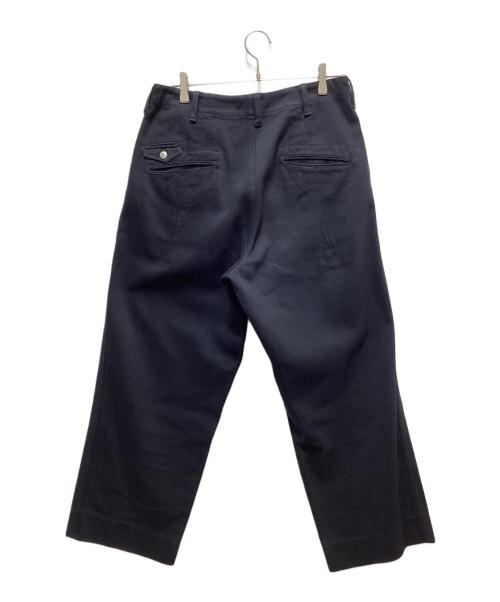 EESETT&Co（イーセットアンドコー）EESETT&Co (イーセットアンドコー) ワイドトラウザーズ ネイビー サイズ:32の古着・服飾アイテム