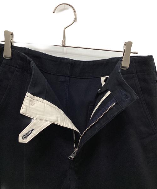 EESETT&Co（イーセットアンドコー）EESETT&Co (イーセットアンドコー) ワイドトラウザーズ ネイビー サイズ:32の古着・服飾アイテム