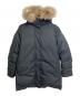 Pyrenex（ピレネックス）の古着「BORDEAUX FUR ダウンジャケット　アウター　ブルガリア製」｜ブラック