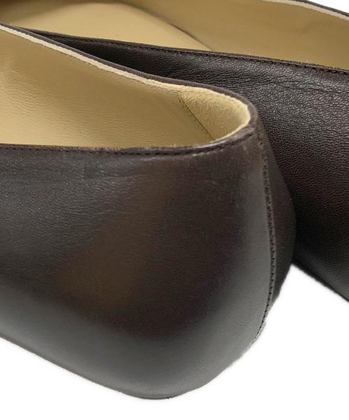 BOTTEGA VENETA（ボッテガベネタ）BOTTEGA VENETA (ボッテガベネタ) ポインテッドトゥパンプス ブラウン サイズ:38の古着・服飾アイテム