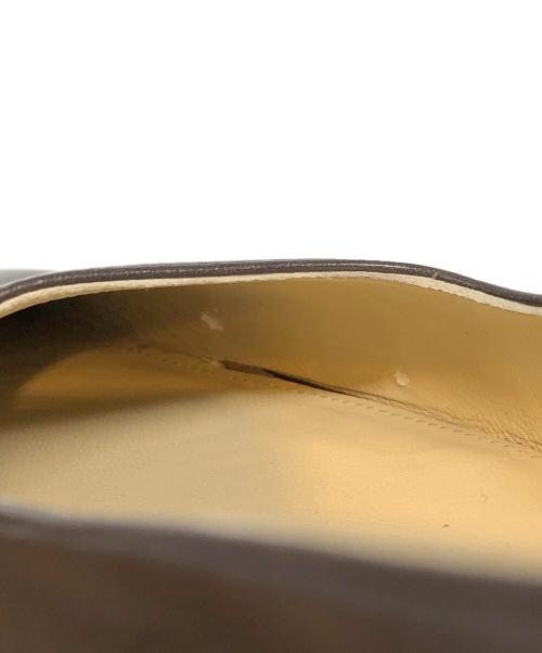 BOTTEGA VENETA（ボッテガベネタ）BOTTEGA VENETA (ボッテガベネタ) ポインテッドトゥパンプス ブラウン サイズ:38の古着・服飾アイテム