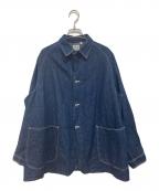 orSlowオアスロウ）の古着「40'S WWII DENIM LOOSE FIT COVERALL」｜インディゴ