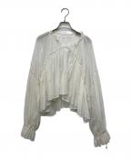 CASA FLINEカーサフライン）の古着「コットンブラウス」｜アイボリー