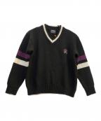 UNALLOYEDアナロイド）の古着「コラボレーションVネック長袖ニット」｜ブラック