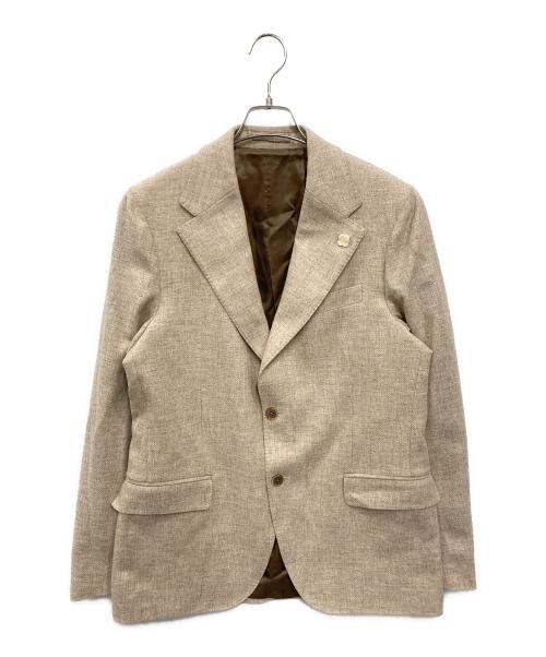 LARDINI（ラルディーニ）LARDINI (ラルディーニ) ウール2Bジャケット ベージュ サイズ:48の古着・服飾アイテム