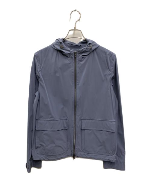 HERNO（ヘルノ）HERNO (ヘルノ) ナイロンフーデッドジャケット ブルー サイズ:50の古着・服飾アイテム