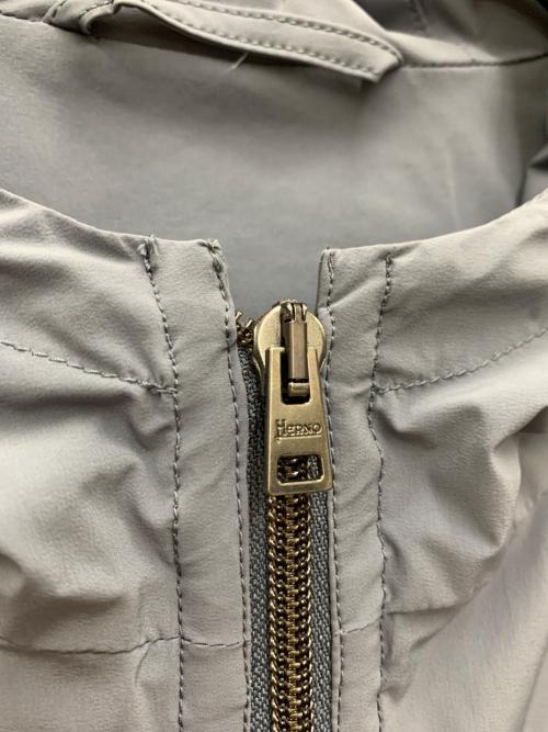 HERNO（ヘルノ）HERNO (ヘルノ) ナイロンフーデッドジャケット ブルー サイズ:50の古着・服飾アイテム
