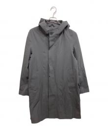 MACKINTOSH PHILOSOPHY（マッキントッシュ フィロソフィー）の古着「2WAYダブルクロスステンカラーコート」｜グレー