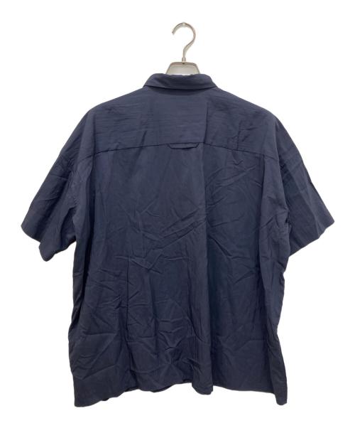 Dulcamara（ドゥルカマラ）Dulcamara (ドゥルカマラ) ショートスリーブBigシャツ ネイビーの古着・服飾アイテム