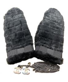 CHANEL（シャネル）の古着「ココマークチェーン付ミトングローブ」