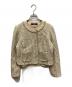 HIROKO BIS（ヒロコビス）の古着「ファンシーツイードジャケット」｜ベージュ