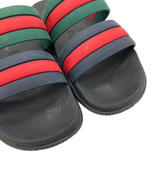 GUCCI（グッチ）GUCCI (グッチ) ウェブスライド サンダル シェリーライン サイズ:6の古着・服飾アイテム