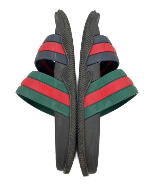 GUCCI（グッチ）GUCCI (グッチ) ウェブスライド サンダル シェリーライン サイズ:6の古着・服飾アイテム