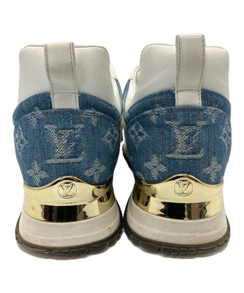 LOUIS VUITTON（ルイ ヴィトン）LOUIS VUITTON (ルイ ヴィトン) スニーカー ホワイト×ブルー サイズ:36 1/2の古着・服飾アイテム