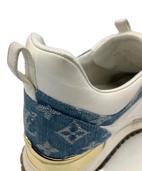 LOUIS VUITTON（ルイ ヴィトン）LOUIS VUITTON (ルイ ヴィトン) スニーカー ホワイト×ブルー サイズ:36 1/2の古着・服飾アイテム