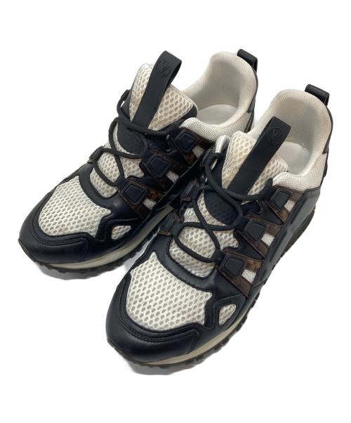 LOUIS VUITTON（ルイ ヴィトン）LOUIS VUITTON (ルイ ヴィトン) インヒールスニーカー 厚底 ブラック×ホワイト サイズ:35の古着・服飾アイテム