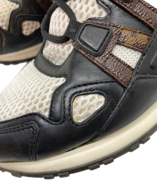 LOUIS VUITTON（ルイ ヴィトン）LOUIS VUITTON (ルイ ヴィトン) インヒールスニーカー 厚底 ブラック×ホワイト サイズ:35の古着・服飾アイテム