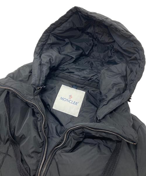 MONCLER（モンクレール）MONCLER (モンクレール) NIM ダウンコート　ロングコート　アウター　ハンガリー製 ブラック サイズ:00の古着・服飾アイテム