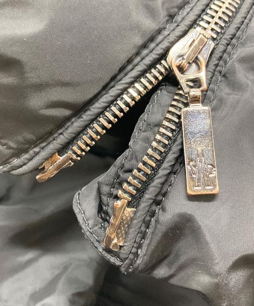 MONCLER（モンクレール）MONCLER (モンクレール) NIM ダウンコート　ロングコート　アウター　ハンガリー製 ブラック サイズ:00の古着・服飾アイテム