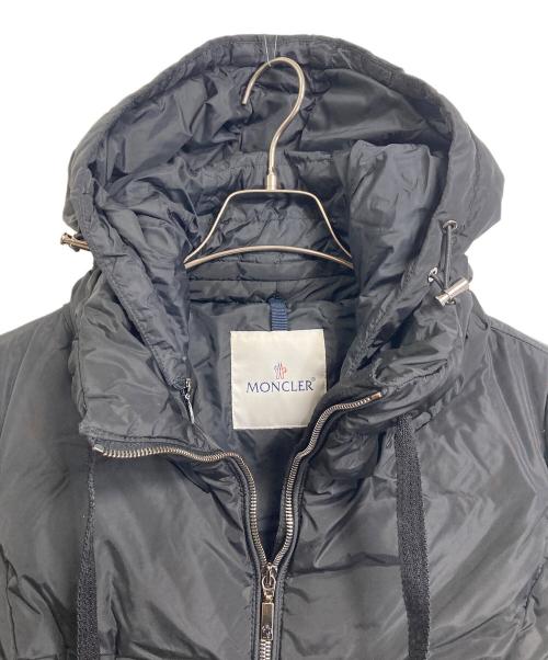 MONCLER（モンクレール）MONCLER (モンクレール) NIM ダウンコート　ロングコート　アウター　ハンガリー製 ブラック サイズ:00の古着・服飾アイテム