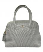 BALLYバリー）の古着「ヴィンテージキルティングバッグ」｜ホワイト