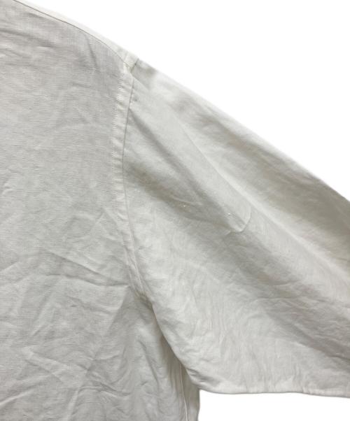 MAATEE&SONS（マーティーアンドサンズ）MAATEE&SONS (マーティーアンドサンズ) LINEN PULL OVER SHIRTS ホワイト サイズ:1の古着・服飾アイテム