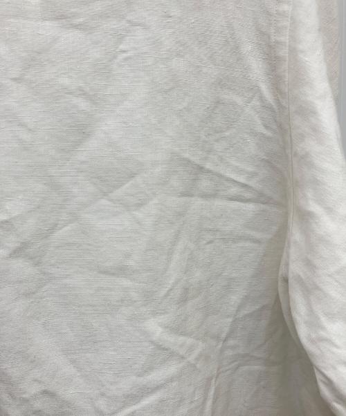 MAATEE&SONS（マーティーアンドサンズ）MAATEE&SONS (マーティーアンドサンズ) LINEN PULL OVER SHIRTS ホワイト サイズ:1の古着・服飾アイテム