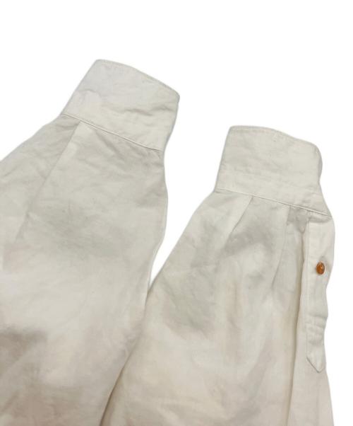 MAATEE&SONS（マーティーアンドサンズ）MAATEE&SONS (マーティーアンドサンズ) LINEN PULL OVER SHIRTS ホワイト サイズ:1の古着・服飾アイテム