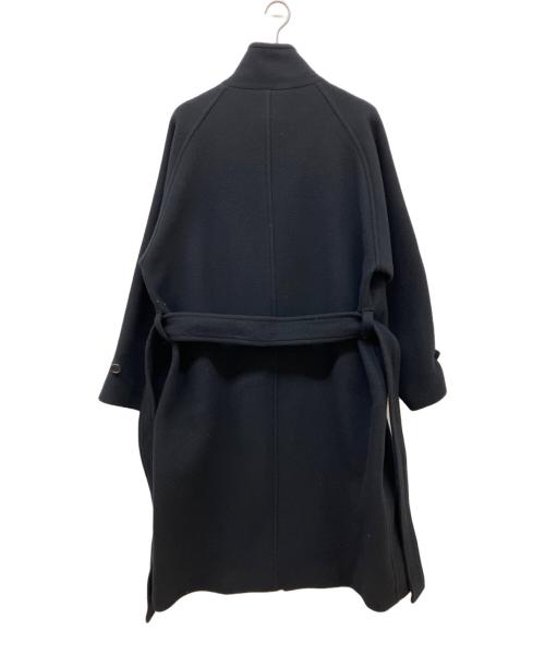 RAINMAKER（レインメーカー）RAINMAKER (レインメーカー) STAND COLLAR BELTED COAT ブラック サイズ:3の古着・服飾アイテム