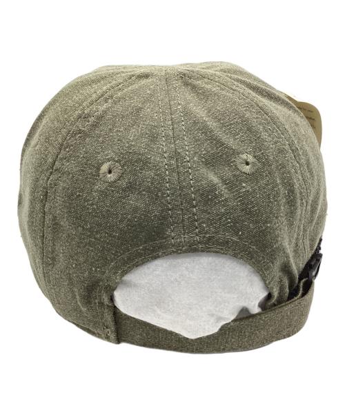 NIKE ACG（ナイキエーシージー）NIKE ACG (ナイキエーシージー) 90S刺繍ロゴキャップ カーキ 未使用品の古着・服飾アイテム