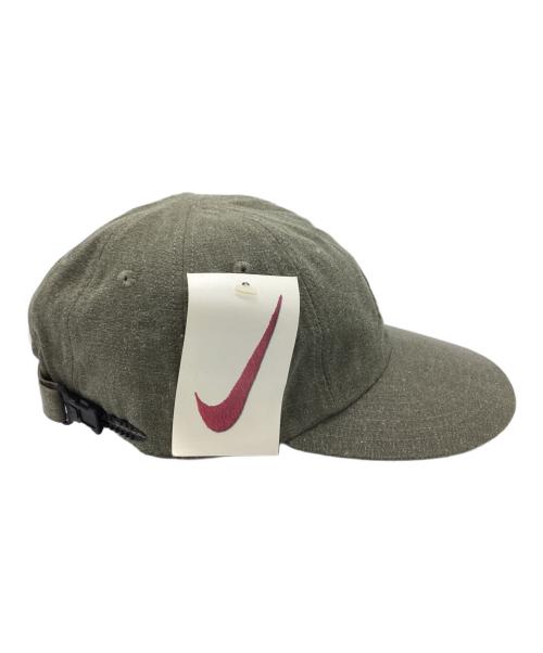 NIKE ACG（ナイキエーシージー）NIKE ACG (ナイキエーシージー) 90S刺繍ロゴキャップ カーキ 未使用品の古着・服飾アイテム