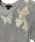 中古・古着 LOUIS VUITTON (ルイ ヴィトン) ロゴボタンTシャツ グレー サイズ:XS：20000円