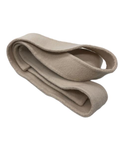 TOMORROW LAND（トゥモローランド）TOMORROW LAND (トゥモローランド) プレミアムウールリバーノーカラーコート ベージュ サイズ:36の古着・服飾アイテム