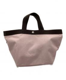 Herve Chapelier（エルベシャプリエ）の古着「コーデュラ舟型トートM」｜ピンク