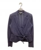 EMPORIO ARMANIエンポリオアルマーニ）の古着「ラップ風ジャケット」｜ネイビー