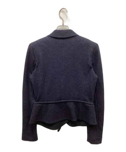 EMPORIO ARMANI（エンポリオアルマーニ）EMPORIO ARMANI (エンポリオアルマーニ) ラップ風ジャケット ネイビー サイズ:44の古着・服飾アイテム