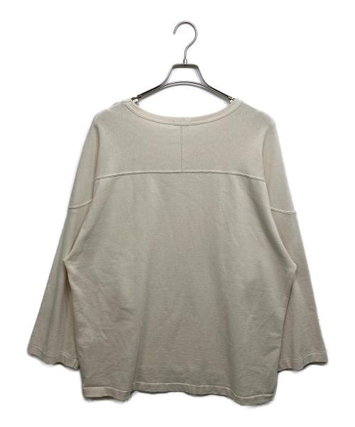 COMOLI（コモリ）COMOLI (コモリ) フットボールTシャツ アイボリー サイズ:3の古着・服飾アイテム