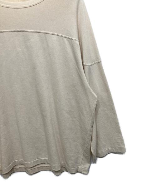 COMOLI（コモリ）COMOLI (コモリ) フットボールTシャツ アイボリー サイズ:3の古着・服飾アイテム