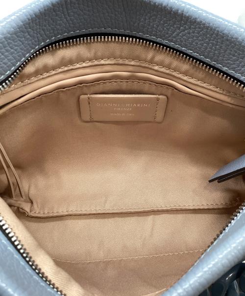 GIANNI CHIARINI（ジャンニ キアリーニ）GIANNI CHIARINI (ジャンニ キアリーニ) 2WAYチェーンショルダーバッグ ブルーの古着・服飾アイテム