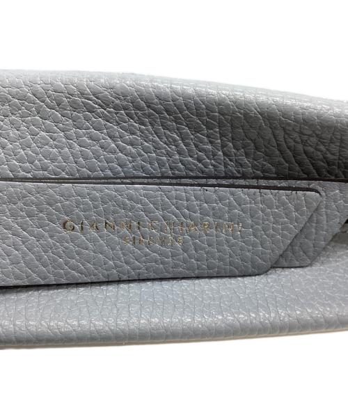 GIANNI CHIARINI（ジャンニ キアリーニ）GIANNI CHIARINI (ジャンニ キアリーニ) 2WAYチェーンショルダーバッグ ブルーの古着・服飾アイテム